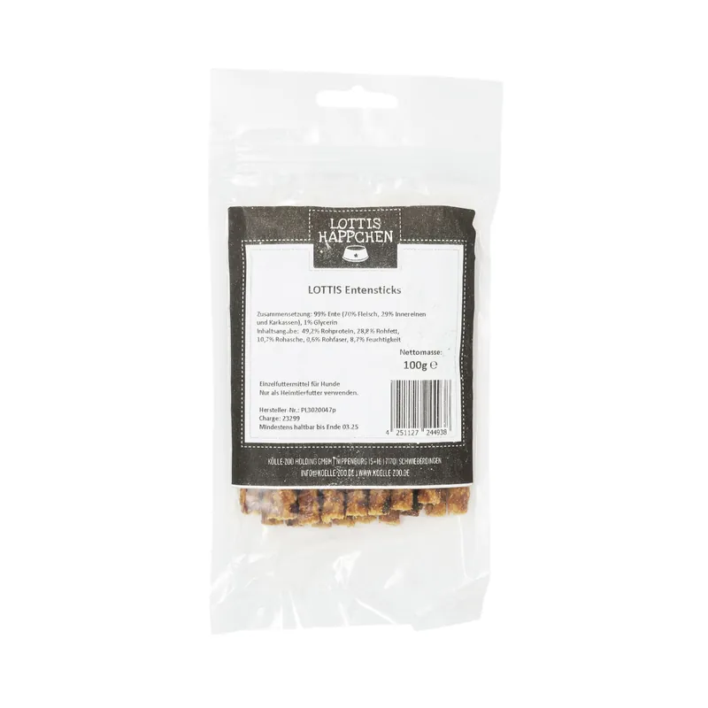 LOTTIS HÄPPCHEN Entensticks 100 g Highlight